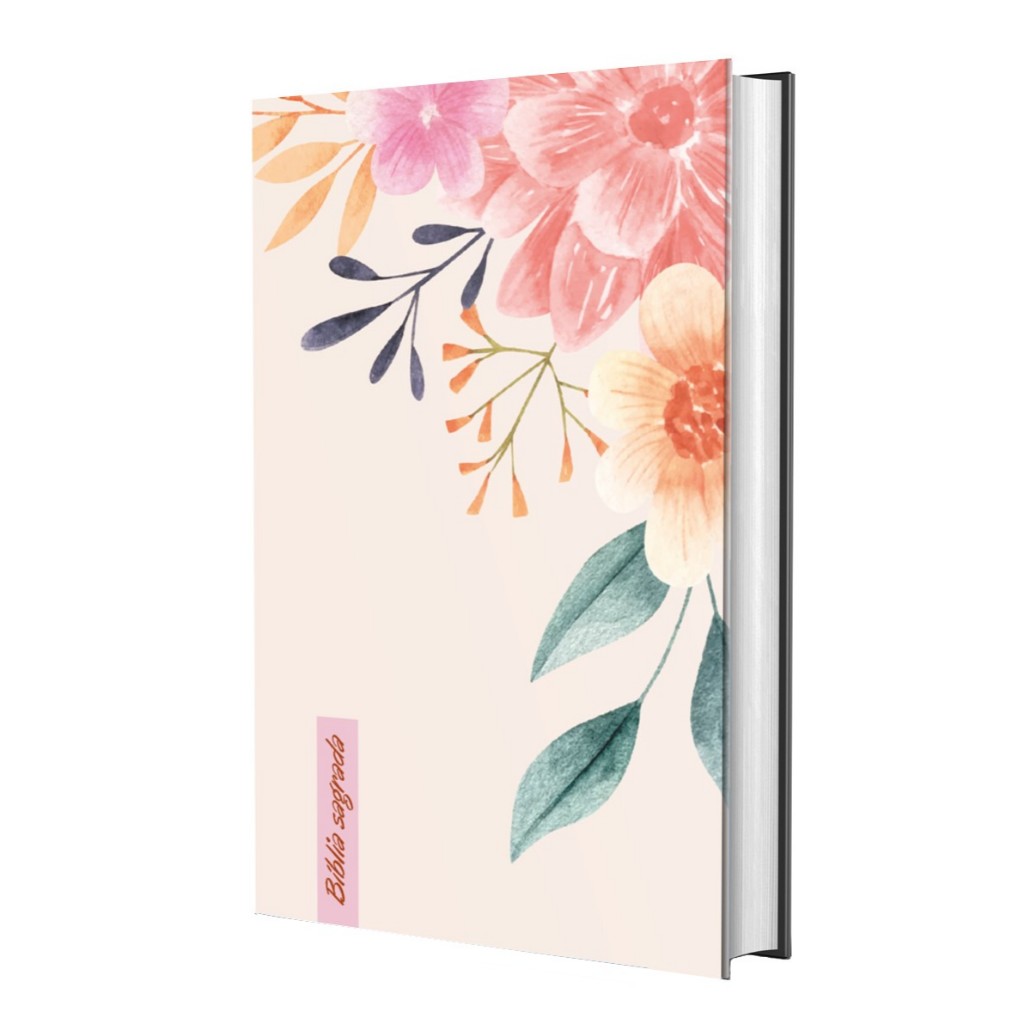 Bíblia Sagrada NVI | Capa Dura | Floral em Oferta na Shopee