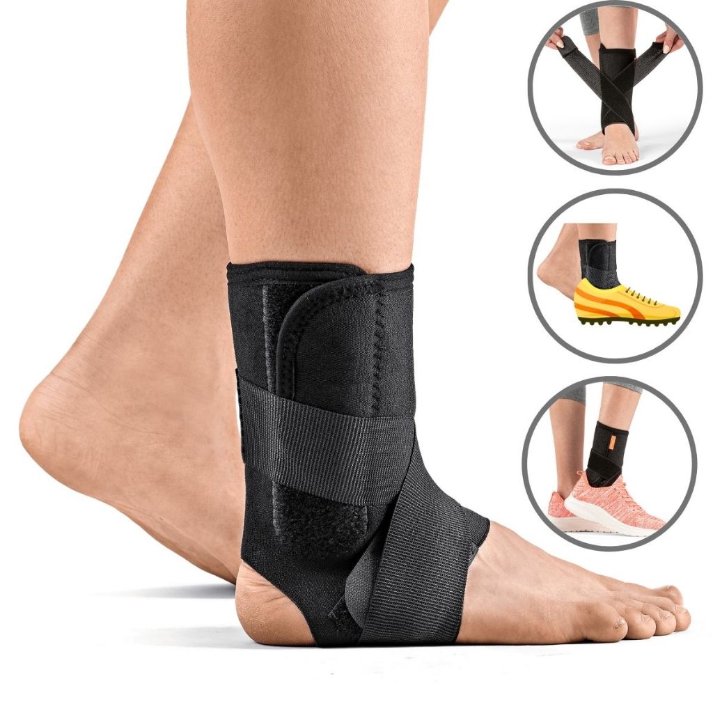 Tornozeleira Estabilizador De Tornozelo C/ Tala M Hidrolight em Oferta na Shopee