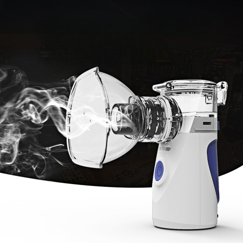 Nebulizador Ultra-Sônico De Ar Comprimido Inalador De Névoa Salina De Baixo Ruído Uso Adulto / Infantil em Oferta na Shopee