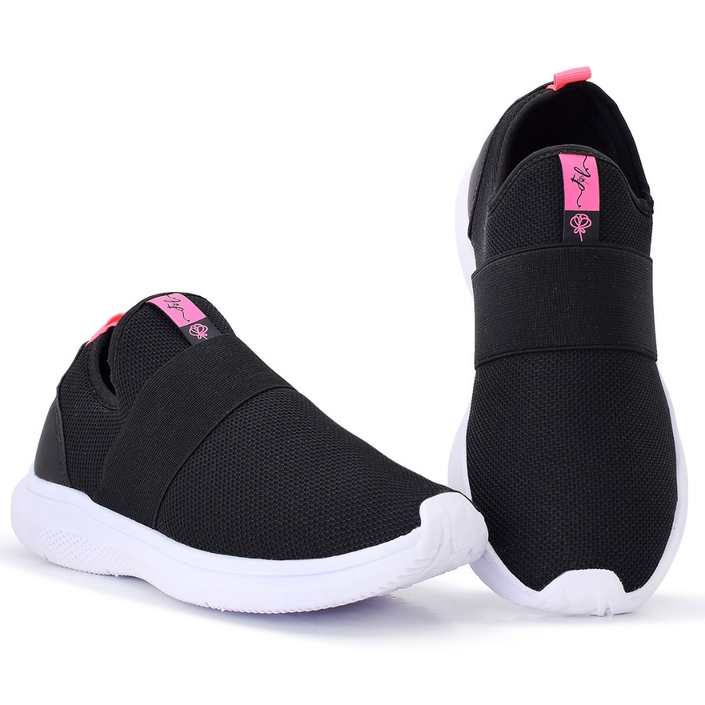 Tênis Meia Feminino Casual Conforto Total Leve Macio  Elástico Ideal para Caminhada e Uso Diário