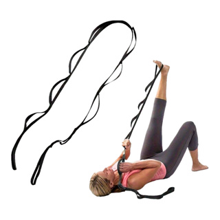 Fita De Alongamento Pilates Com 10 alças Faixa De Yogal Fisioterapia Cinto Fita Suporte Pé Ginastica em Oferta na Shopee