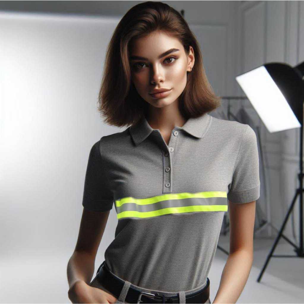Camisa Polo FEMININA com Refletivo Uniforme de Trabalho Polo FEMININA em Oferta na Shopee