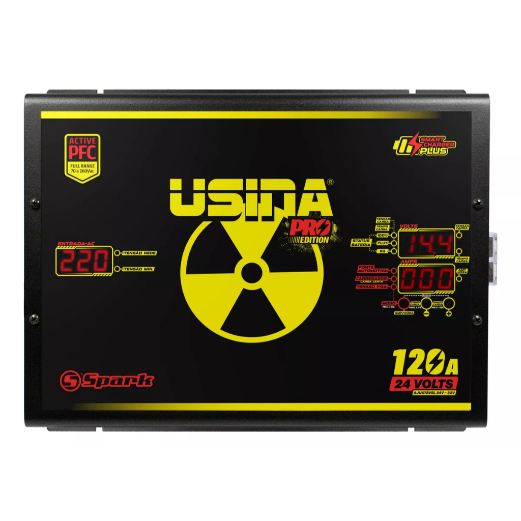 Fonte Automotiva Usina 24v 120a Pro Edition Pfc Full Range. - Spare Parts and Accessories for Vehicles
