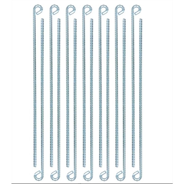 Estaca Para Barraca Camping 30 Cm 12 Unid Aço Galvanizado