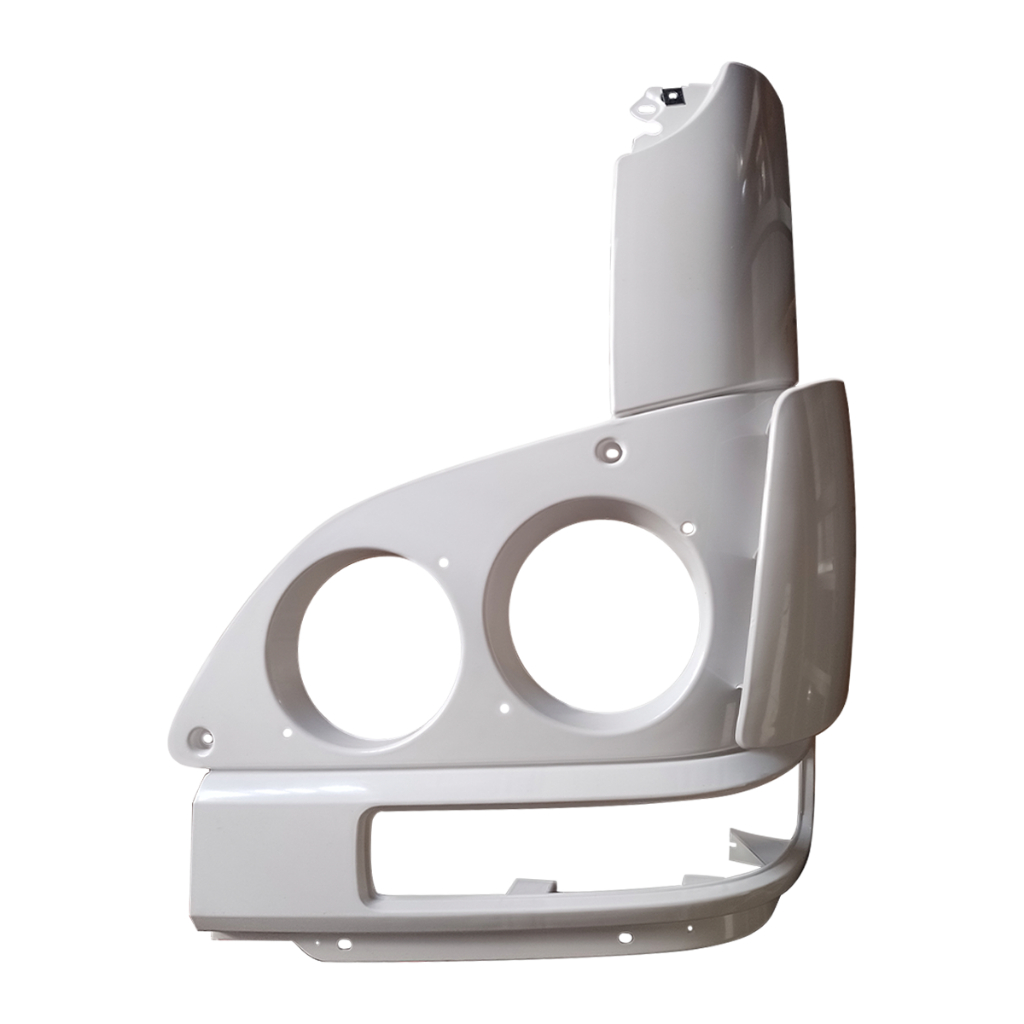 Moldura Bojo Do Farol Lado Esquerdo com Defletor Mb Accelo 815 915 1016 em Oferta na Shopee