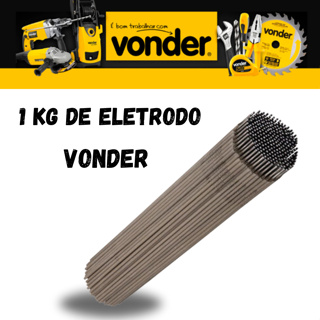 Eletrodo Serralheiro Eletrodos 6013 De 2,50mm - Profissional Embalagem Com 1kg Vonder em Oferta na Shopee