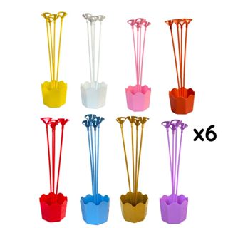 6 cachepot centro de mesa aniversario em Oferta na Shopee