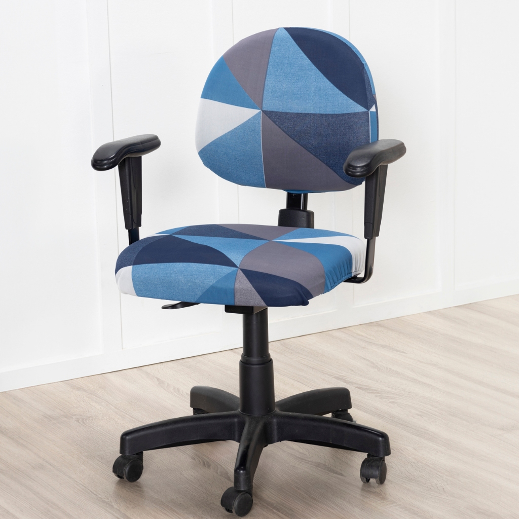 Kit Capa Cadeira Escritório Encosto + Assento