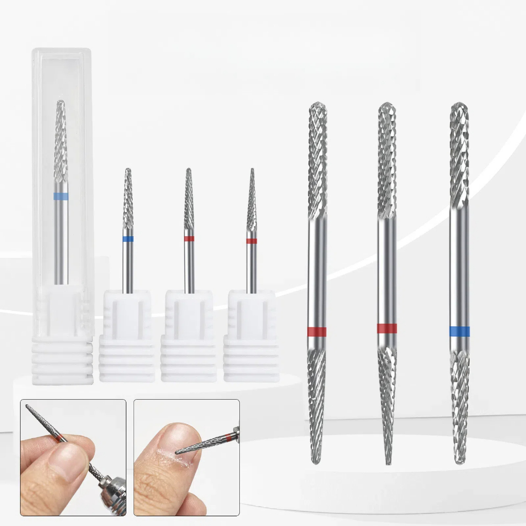 Kit 3 Brocas Tungstênio Ponta Dupla - Corte Fino