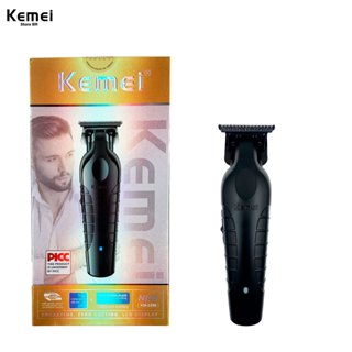 KEMEI Aparador de cabelo lâmina ajustável, profissional , USB , cortador para cabelos km-2299 Bivolt em Oferta na Shopee