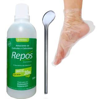 Kit Repos Amaciante Removedor de Calosidades Cutículas Espátula 222 com Botinhas em Oferta na Shopee