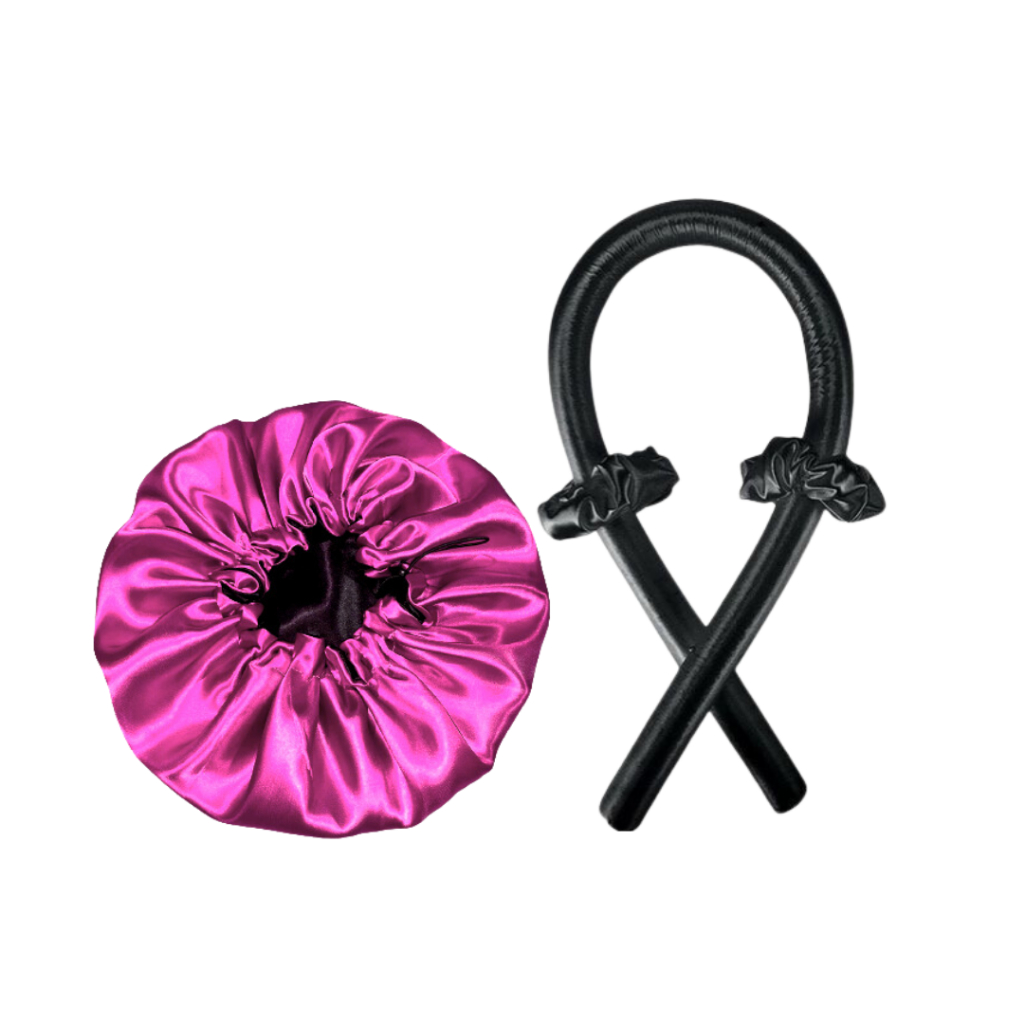 KIT MODELADOR + TOUCA DE CETIM em Oferta na Shopee