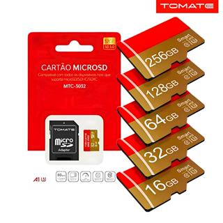 Cartão SD Micro TF De Alta Velocidade Armazenamento Classe 10 A1 Tomate MCT-30 em Oferta na Shopee