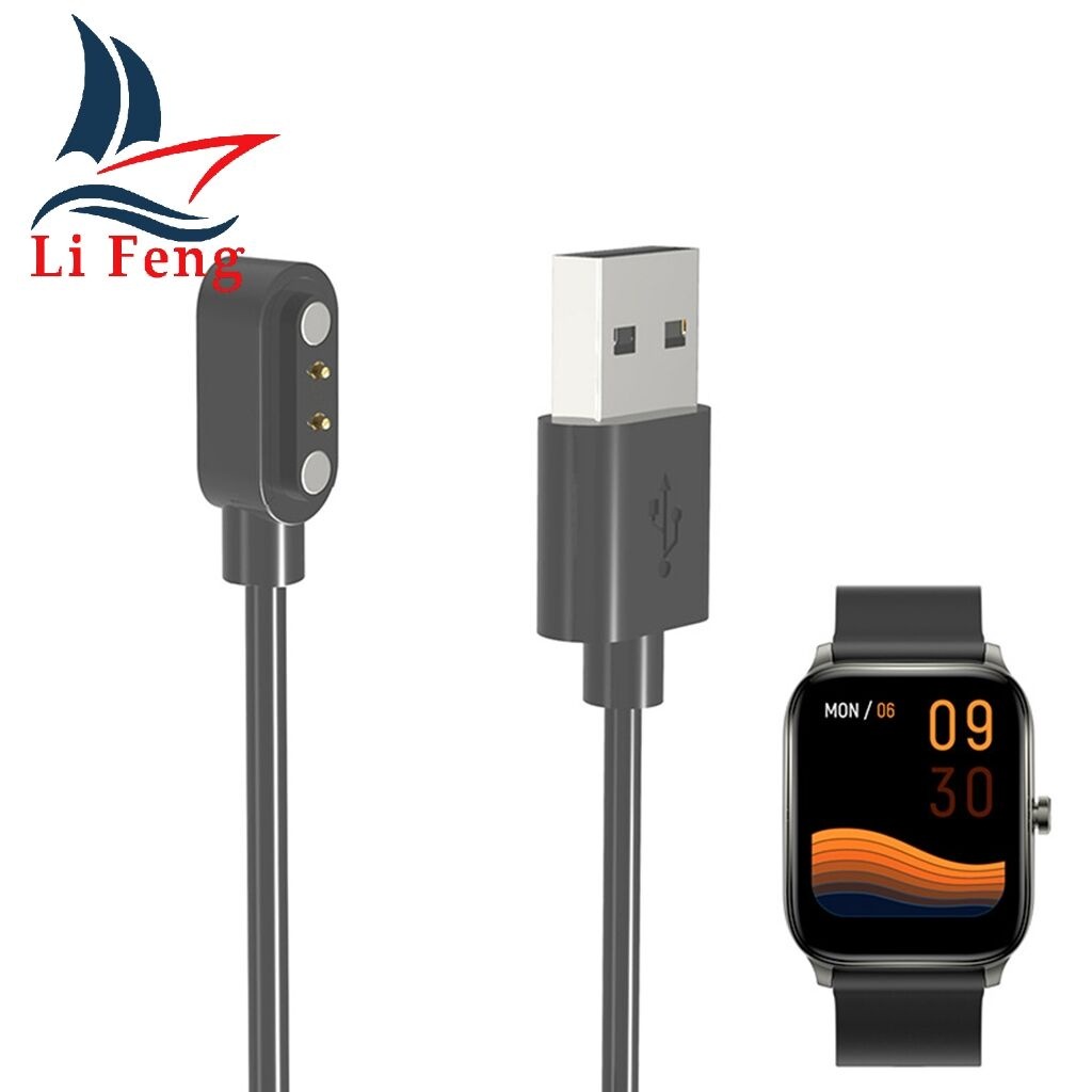 Cabo Carregador Usb Para Smartwatch Xiaomi Haylou Gst Ls09b