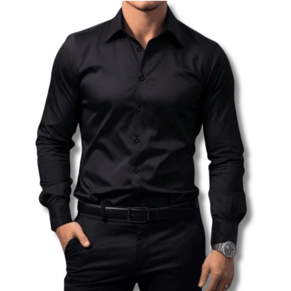 Camisa Social Masculina Slim Luxo Executiva Premium em Oferta na Shopee