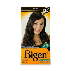 Tinta De Cabelo Coloração Preto 2.0 Profissional Bigen 6g