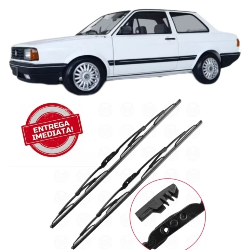 Par Palhetas de Ferro Voyage antigo (1982 até 1993) Original Limpador de Para-Brisa em Oferta na Shopee