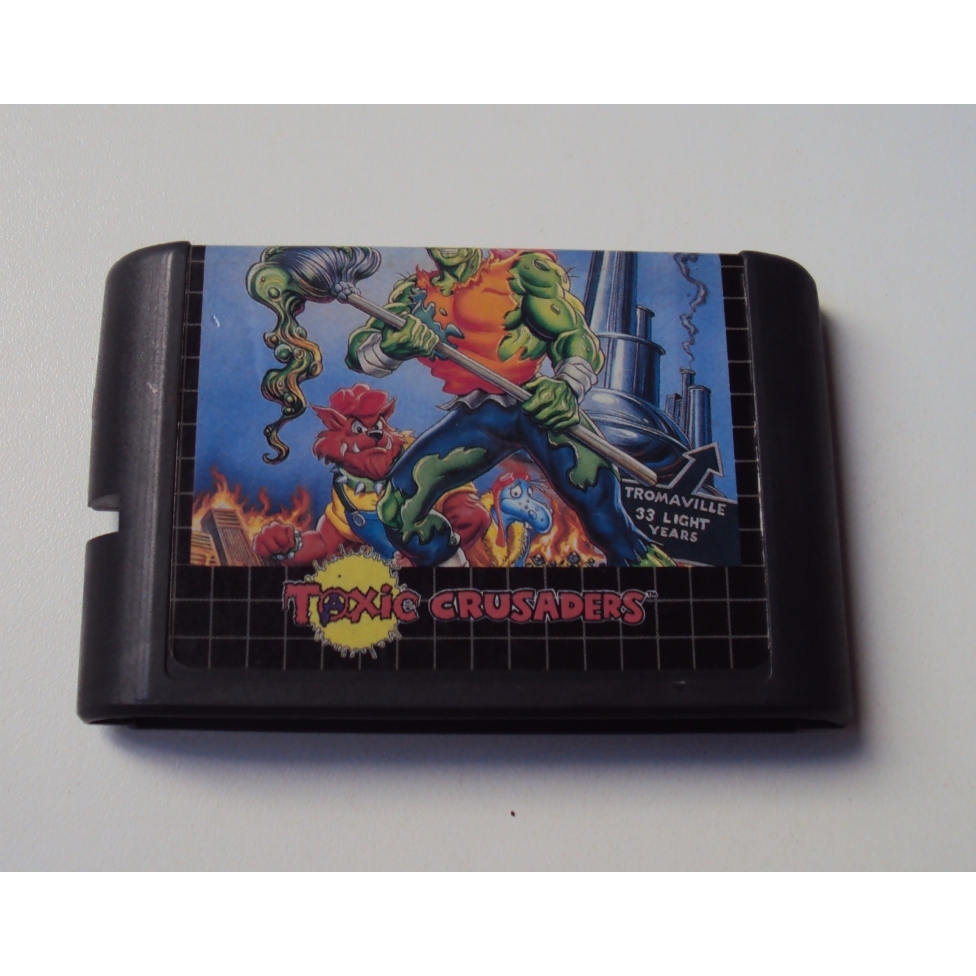 Cartucho Toxic Crusaders Para Mega Drive - Funcionando - Usado