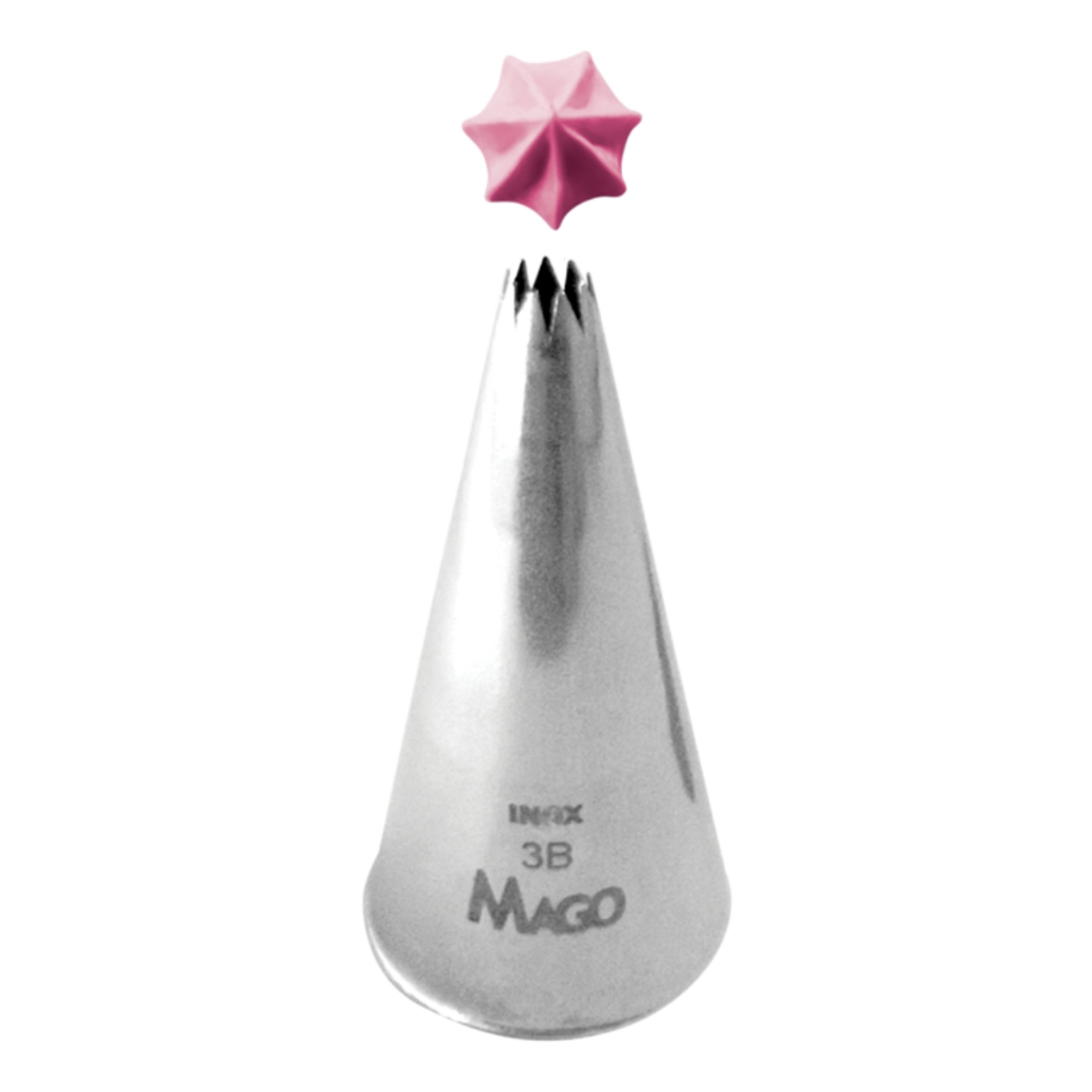 Bico de Confeitar Pitanga Aberta Grande 3B Mago em Oferta na Shopee