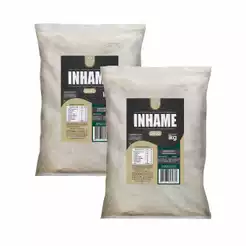 Kit 2 Unidades Farinha De Inhame 1kg Navida Naturais Rico Em Nutrientes