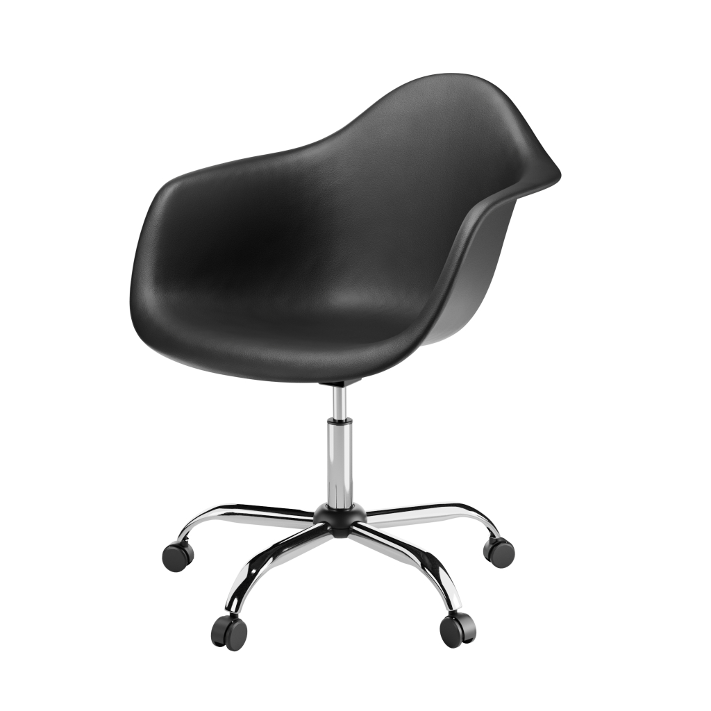 Cadeira Giratória Escritorio Eames ARM com Braço Office Cromada - Cores em Oferta na Shopee