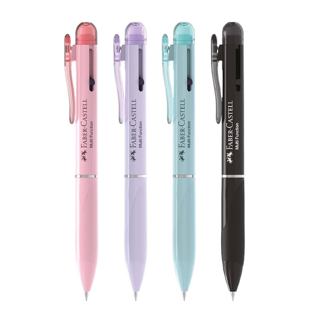 Lapiseira e Caneta Poly Multifuncional 3 em 1 Mix Faber-Castell - 0.7mm  - Escolha a Cor