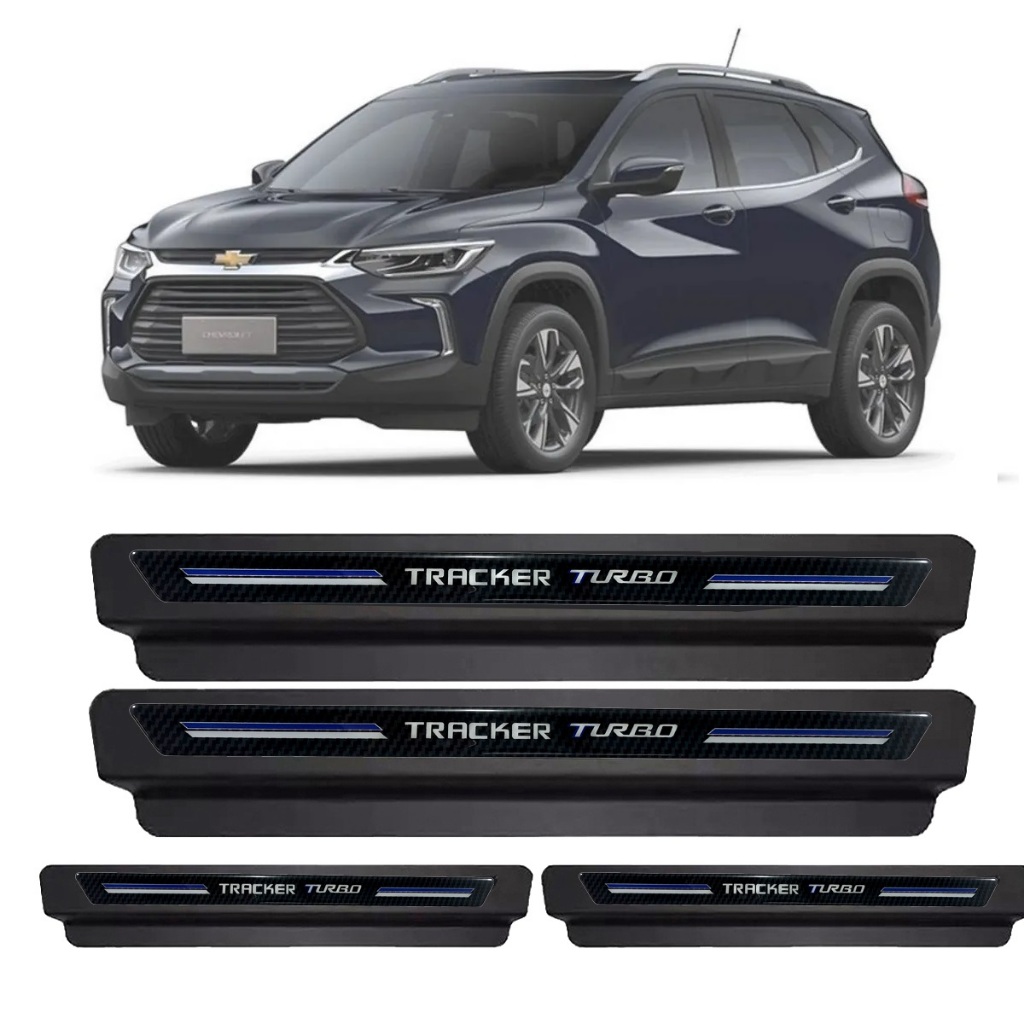 Soleira Resinada Proteção Porta Tracker Turbo 2023 2024 2025