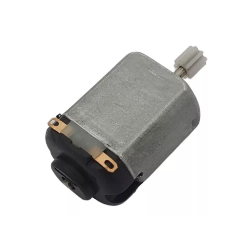 Motor Dc 3 A 6v Com Engrenagem Rf-100 * Tampa Preta [ CÓDIGO 1128 ]