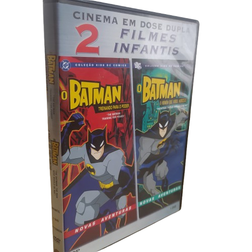 DVD BATMAN DESENHO 2 FILMES DUBLADO ORIGINAL FISICO SEMINOVO  2 DESENHOS EM 1 DVD SEMINOVO FISICO E ORIGINAL