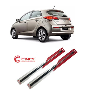 Par Amortecedor de Porta Mala Traseiro Hb20 Hatch 2013 2014 2015 2016 2017 2018 2019 Tampa Cinoy