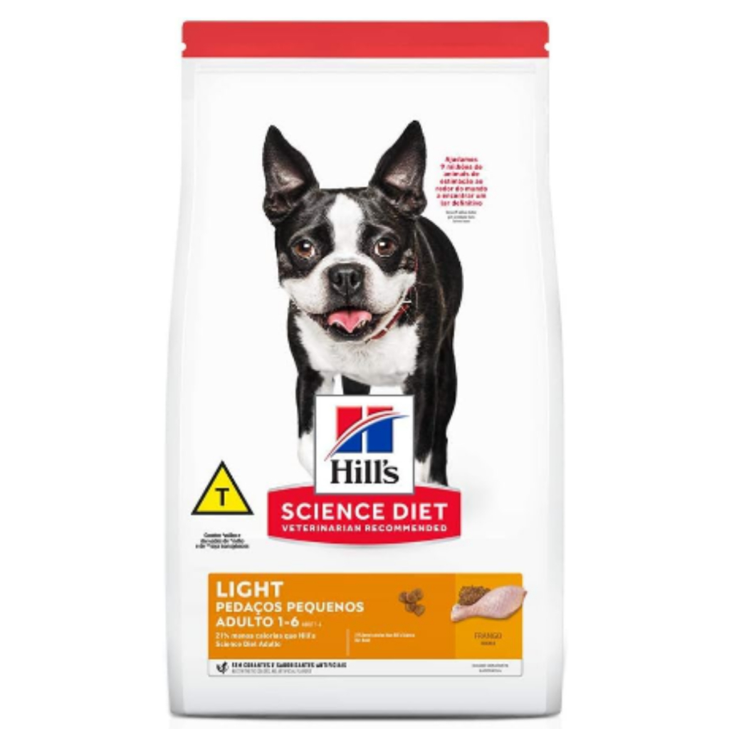 Ração Hill's Science Diet para Cães Adultos Light Pedaços Pequenos 6,8kg