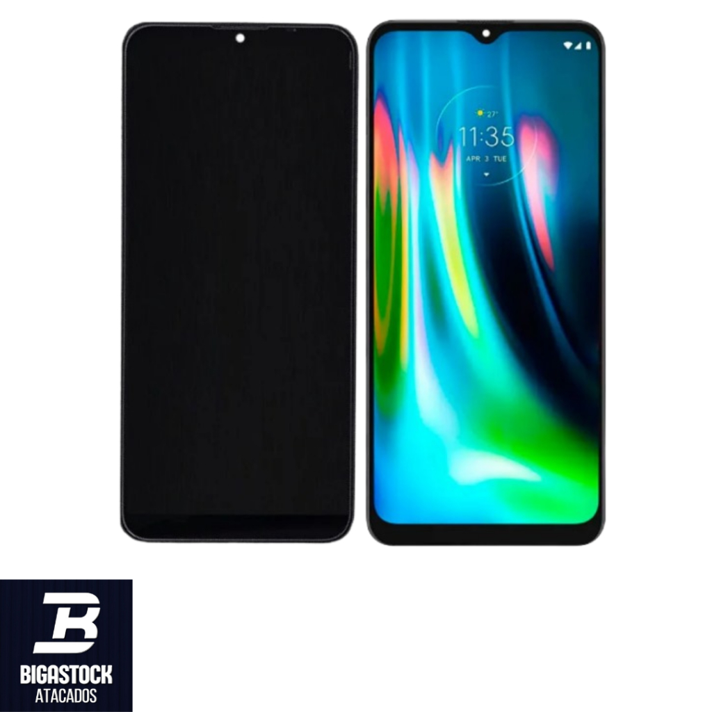 Frontal Tela  Touch Display para Moto - G9 Play / E7 Plus Original  China Cor Preta, Envio Imediato.