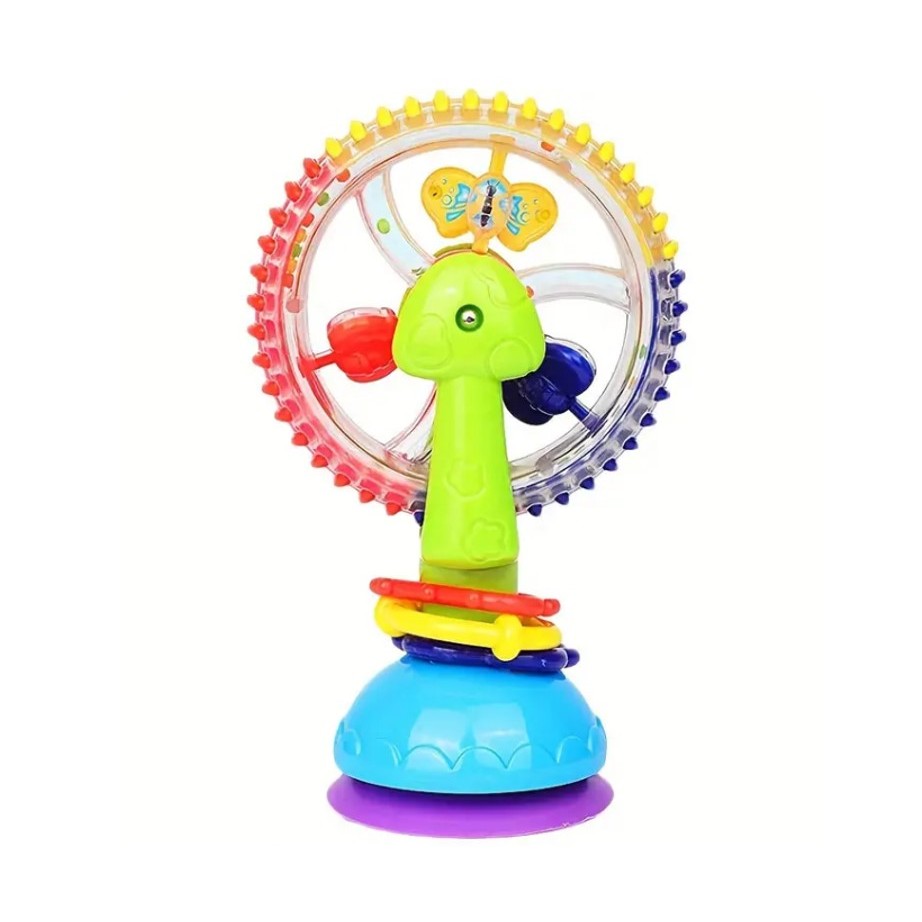 Brinquedo Roda de Atividades Colorida Para Bebê
