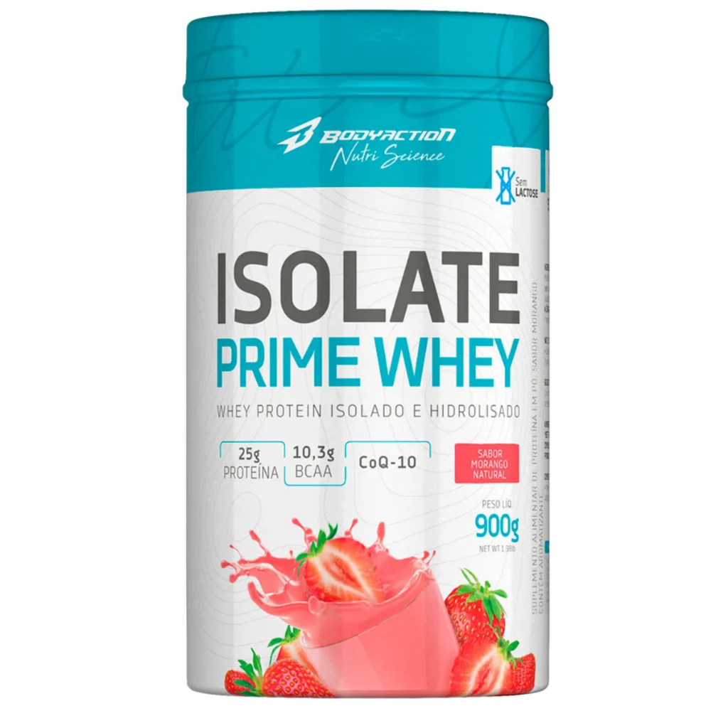 Isolate Prime Whey 900G - Sabores - Body Action Sem Lactose