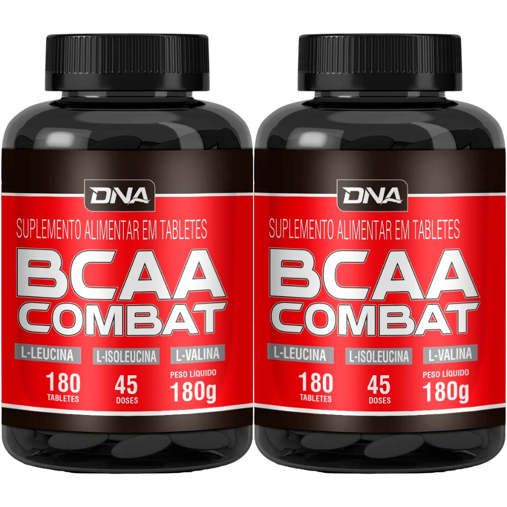 2x BCAA Combat 180 Tabletes - Dna Suplementos