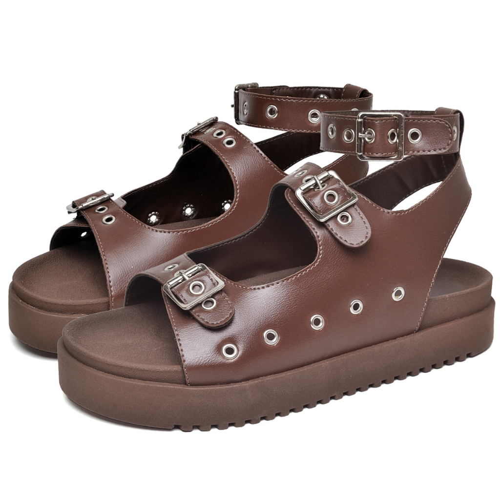 Sandália Chinelo Papete Marrom Original Dubuy Nati 2084DB - Women Shoes