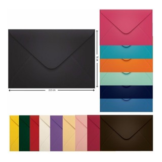 Envelope Scrity Convite Festa Casamento Aniversário Chá de Bebê Colorido  Caixa com 50 Und 16x23cm em Oferta na Shopee