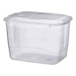 Caixa Container Organizadora 20L Transparente Plástico Para Sapatos