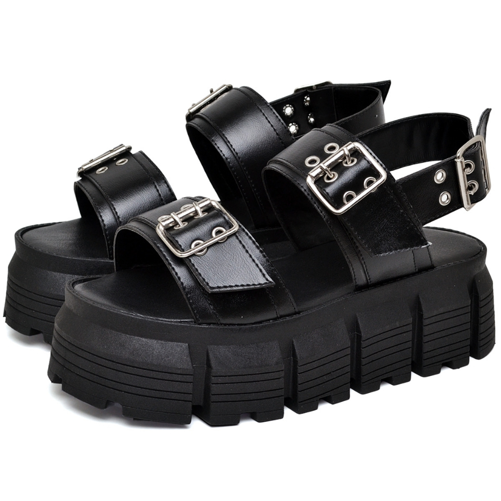 Tamanco Sandália Papete Feminina Preto Original Dubuy Hanna 2082DB - Women Shoes