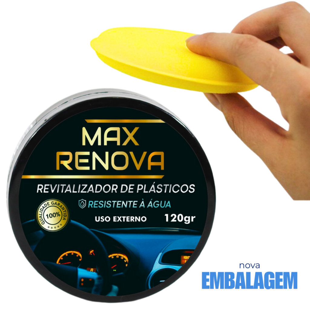 Revitalizador De Plásticos Premium Rende Até 30 Parachoques em Oferta na Shopee