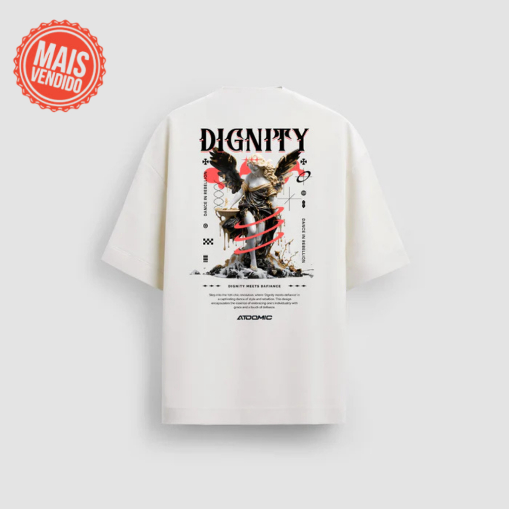 ANGEL 01 - Camiseta Masculina Oversized Premium 20.1 Dignity Streetwear Camisa Unissex