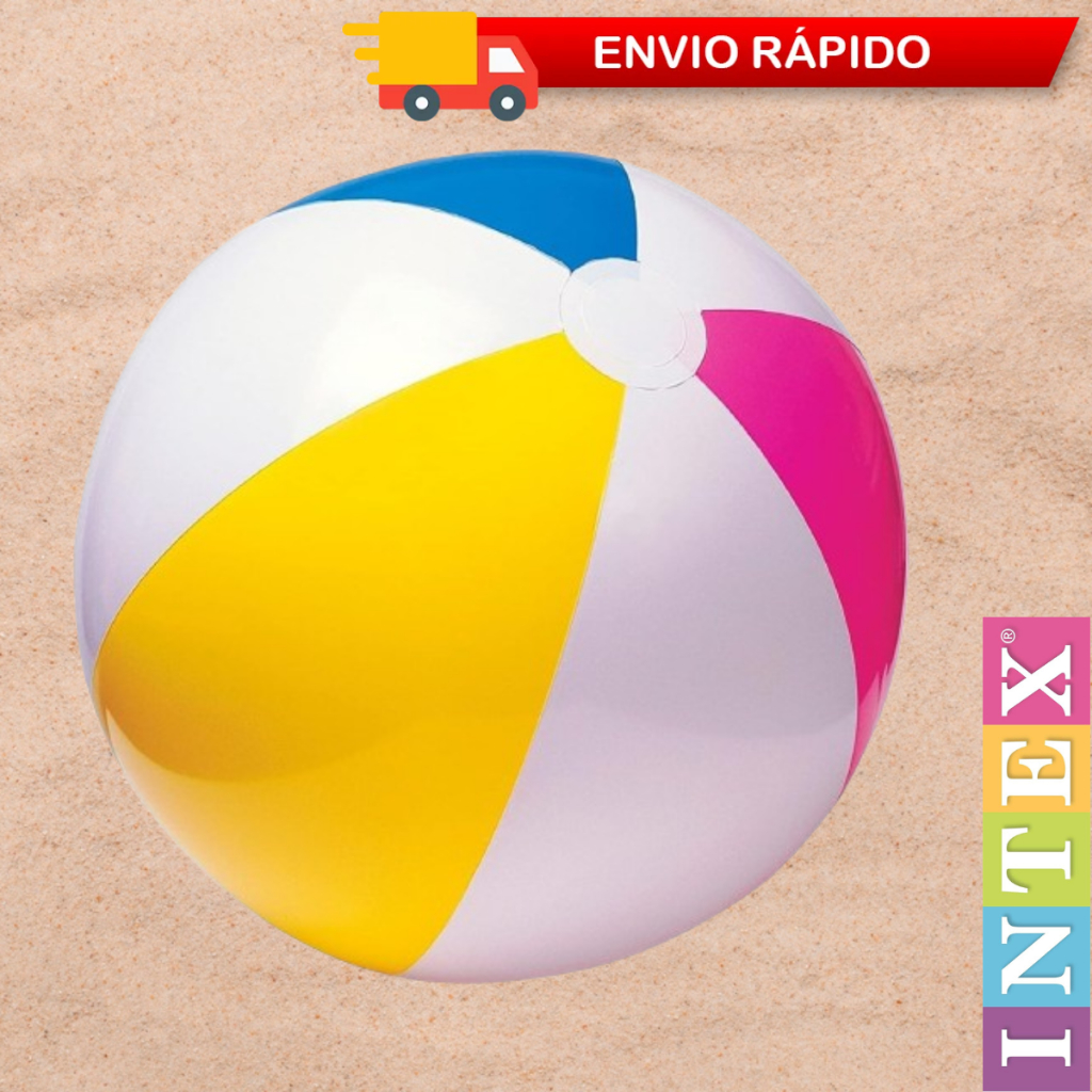Bola de Praia Inflavel Grande Colorida Infantil Para Piscina Intex