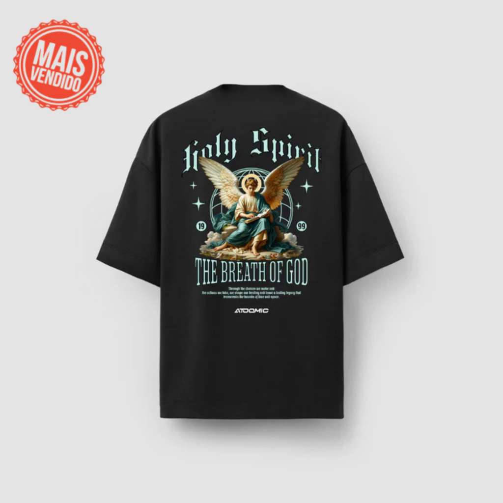 ANGEL 12 - Camiseta Masculina Oversized Premium 20.1 Spirit Streetwear Camisa Unissex Grande