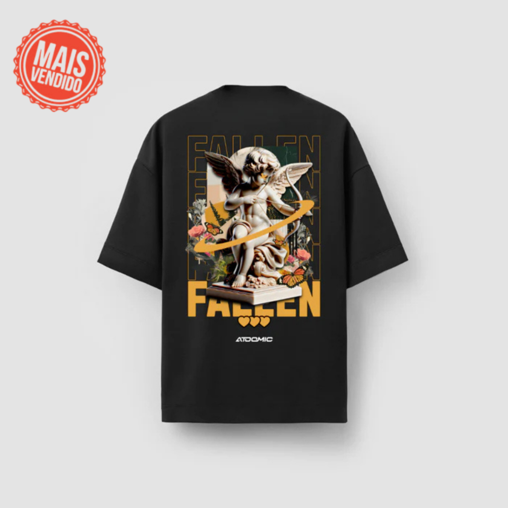 ANGEL 11 - Camiseta Masculina Oversized Premium 20.1 Streetwear Camisa  Over Unissex