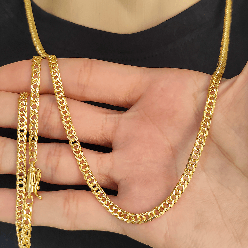 Cordão e Pulseira Grumet 4mm Diamantado 100% moeda antiga em Oferta na Shopee