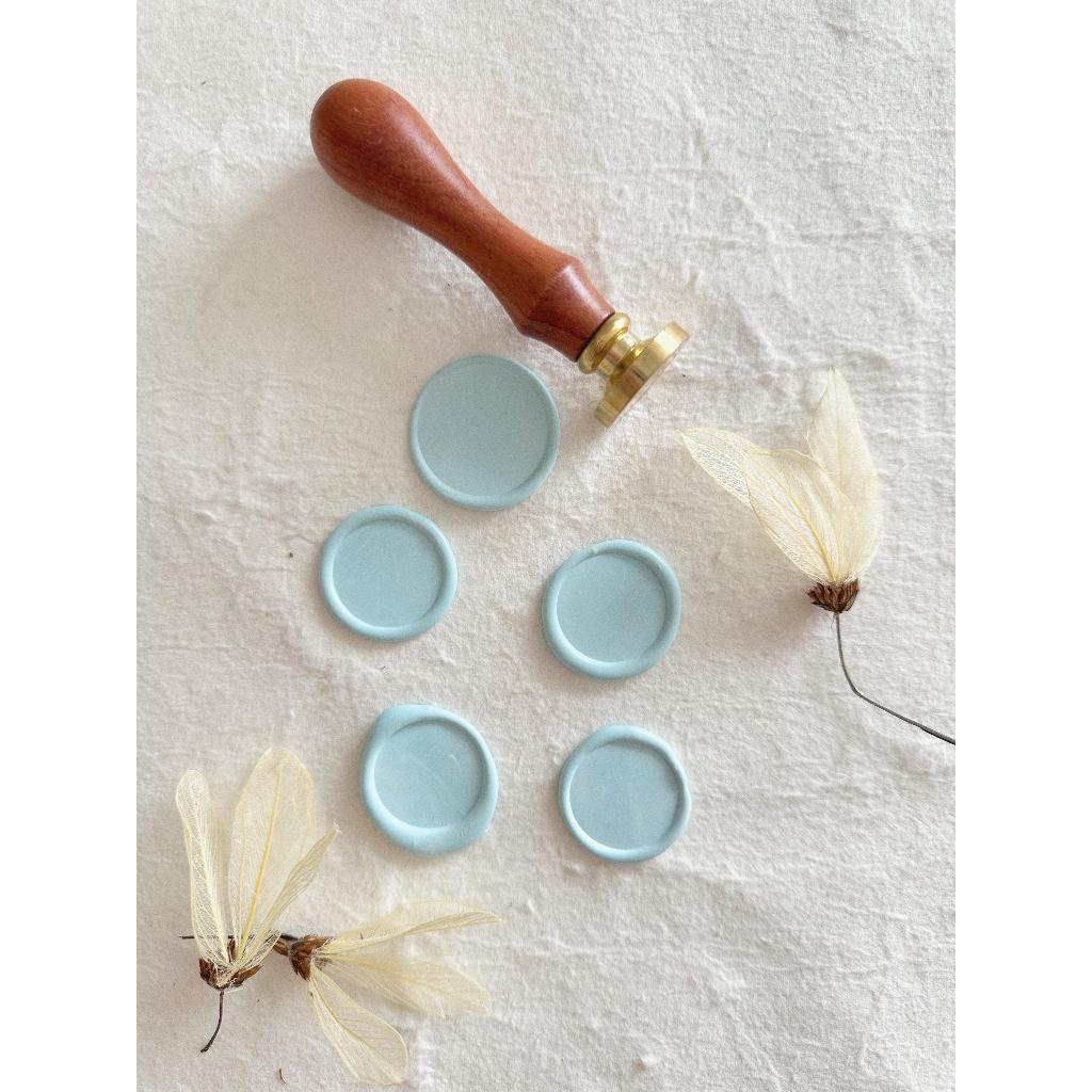 Lacres de cera Cor Azul baby  50un convite de casamento - Envio Imediato