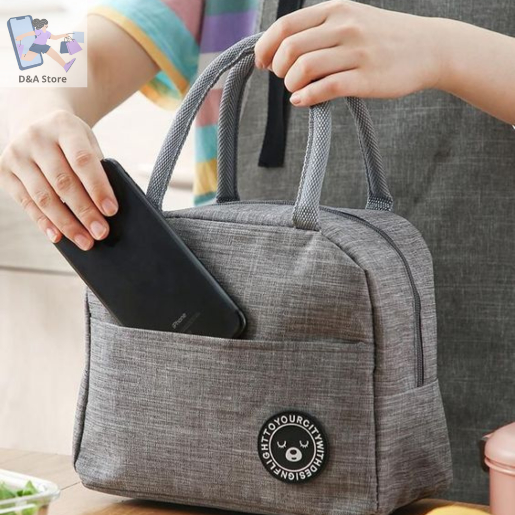 Bolsa Térmica Portátil Lancheira Térmica Marmita Viagem Passeio Academia Praia Bebida