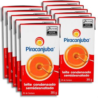 Kit c/ 10 Leite Condensado 395g Piracanjuba em Oferta na Shopee