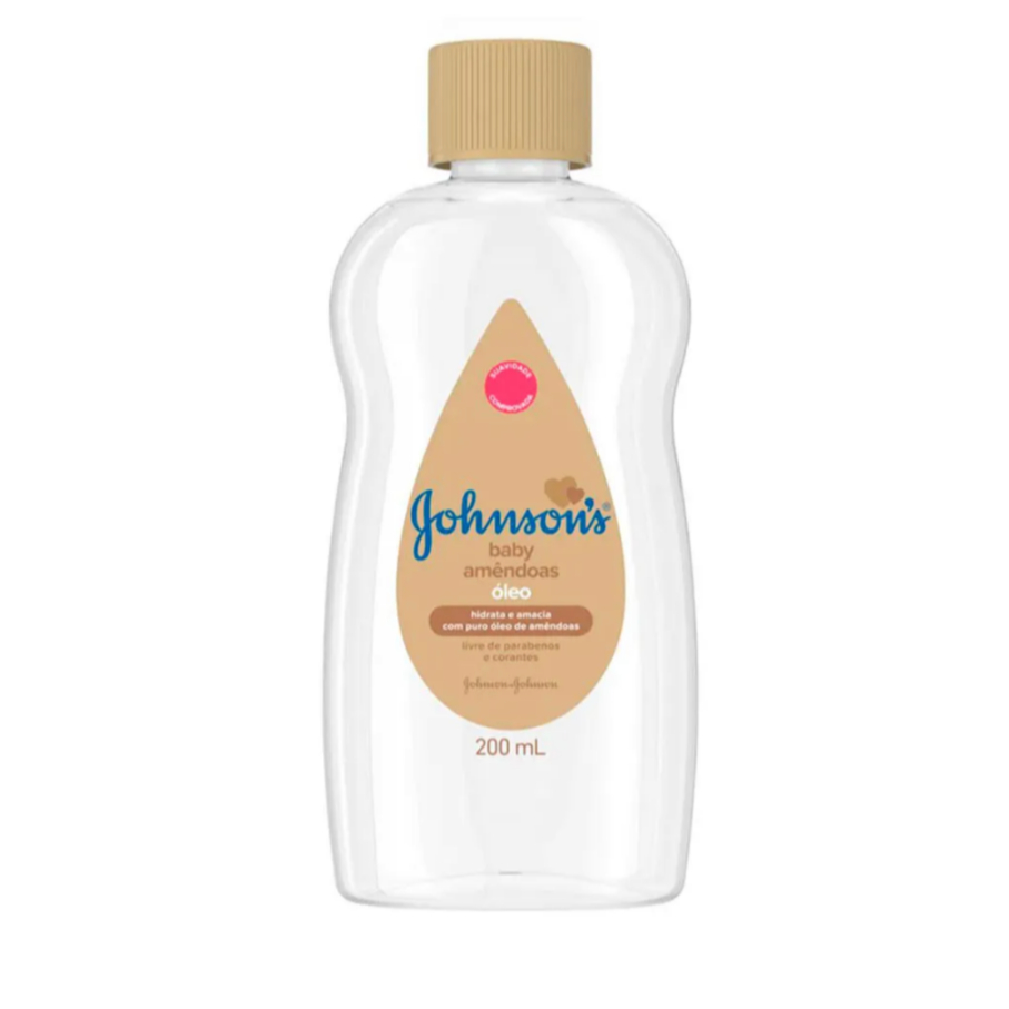 Óleo De Amêndoas Johnson's Baby Com 200ml Hidratante Bebê