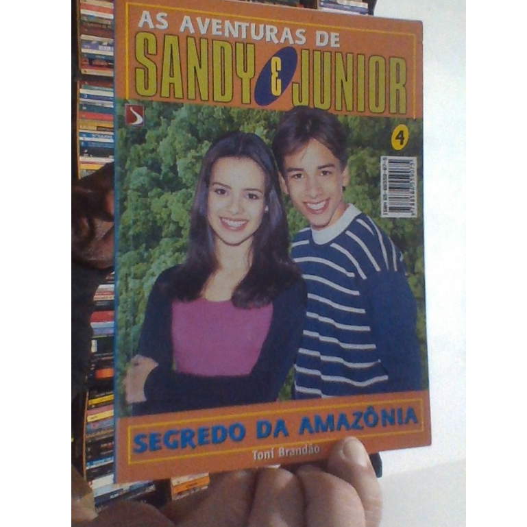 livro as aventuras de sandy e junior, segredo da amazônia, Toni Brandão, ed símbolo